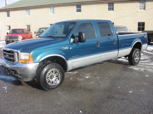 01 ford f350 superduty xlt 4x4 crew 7.3 powerstroke diesel colorado owned