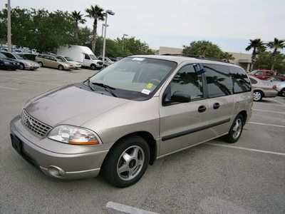 2002 ford windstar lx 3.8l v6 fwd minivan clean carfax florida van low reserve