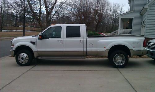 2008 ford f-450 lariat king ranch 6.4l power stroke v8 engine.