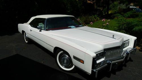 1976 cadillac eldorado base convertible 2-door 8.2l