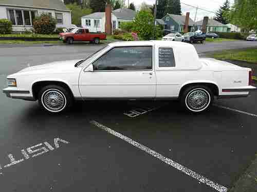 1988 Cadillac Coupe DeVille Only 28,507 Original Miles Garage Kept Senior Owned., image 2