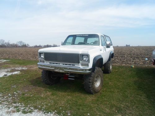 1979 gmc jimmy 4x4 lift kit new motor 38 in tires 4wd same as k5 chevy blazer