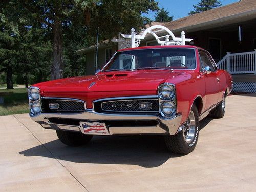 1967 pontiac gto - restored frame up