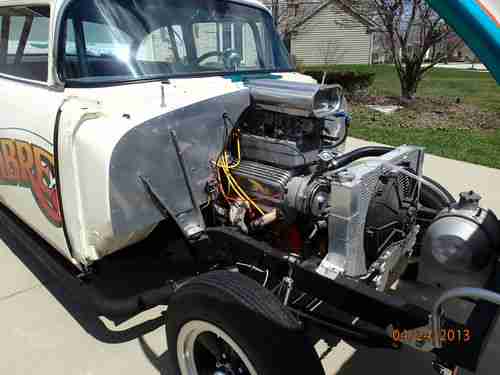 1956 Chevy Original 60's era straight axle Gasser/Street Rod restored, image 17