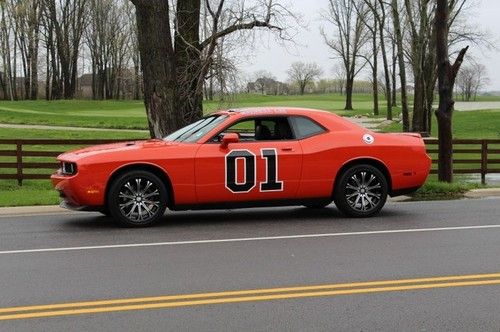 2010~dodge challenger~orange~hemi~general lee~blk whls~8k miles~a/t~a/c~leather