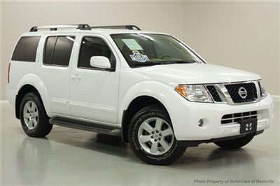 7-days *no reserve* '10 pathfinder se 4x4 auto warranty off lease price leader