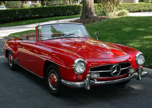 Lovely desireable model -1961 mercedes 190sl convertible - 66k miles