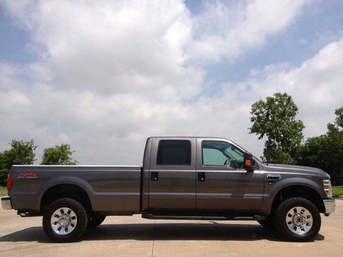 No reserve 2008 ford f-250 super duty lariat crew cab pickup 6.8l v10 very nice