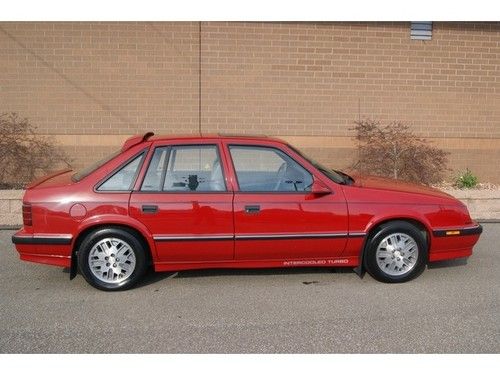 1989 dodge lancer shelby turbo 5 speed manual 4-door hatchback