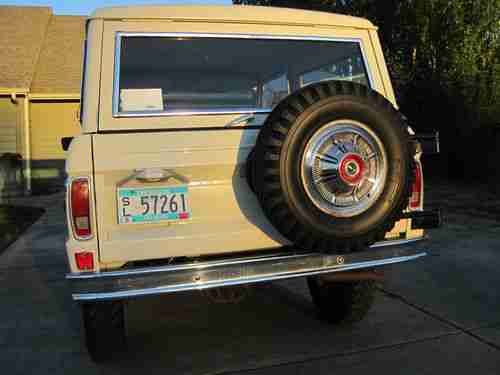 1974 FORD BRONCO SPORT UNCUT, image 4