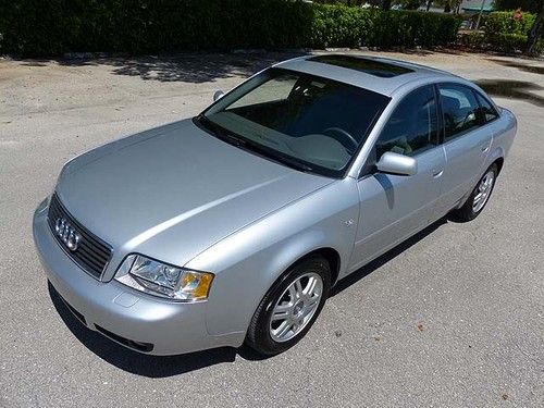 Very nice 2002 a6 3.0 2wd luxury pkg, bose, 1 owner  well maintained florida car