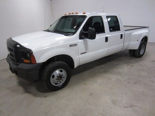 05 ford f350 6.0l turbo diesel auto 4x4 crew long dually xlt 1 owner  80 pics