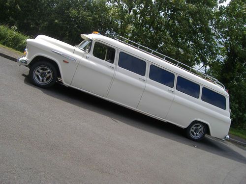 1957 (chevy) chevrolet suburban limo limousine