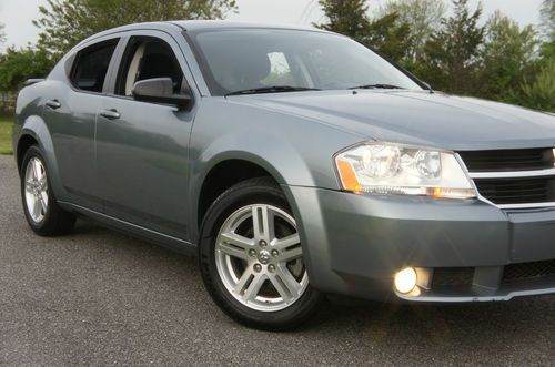 2009 dodge avenger sxt for sale~blue/black~low miles~salvage title ~ sandy storm