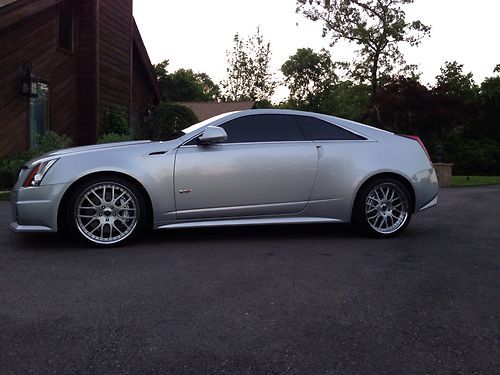 2011 cadillac ctsv supercharged 6sp coupe lingenfelter mods savini wheels recaro