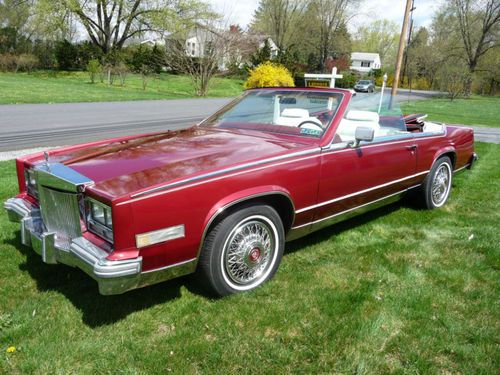 1985 cadillac eldorado biarritz convertible