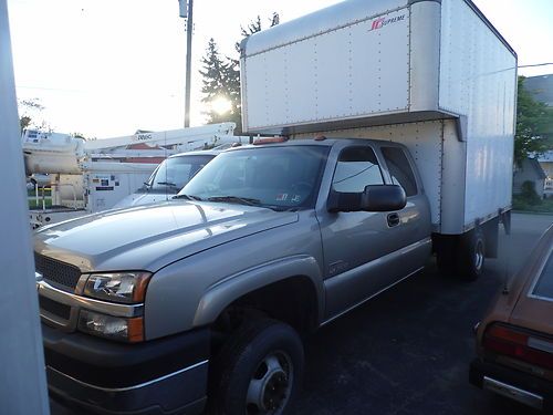 2003 chevrolet chevy 3500 silverado 6.6 duramax diesel box truck cab chassis