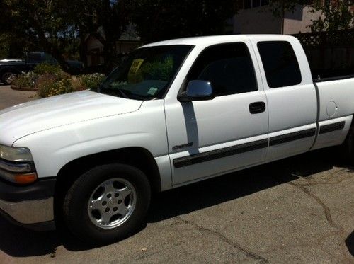 Chevy ls extended cab pickup 3-door 80k original miles! bed liner cd towing pckg