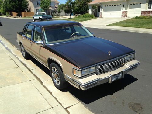 1987 cadillac deville base sedan 4-door 4.1l