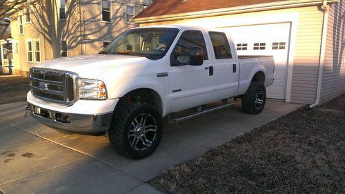 2007 ford f-350 super duty lariat crew cab pickup 4-door 6.0l