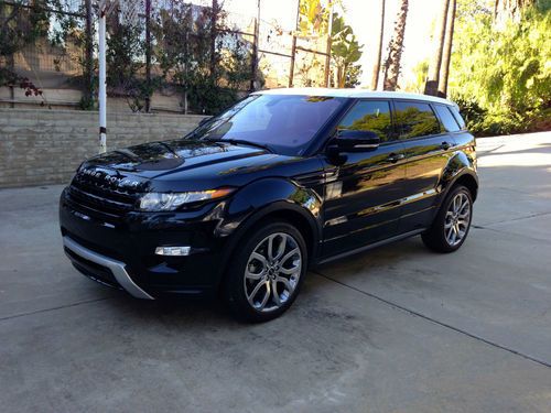 2012 4-door ranger rover evoque dynamic in santorini black