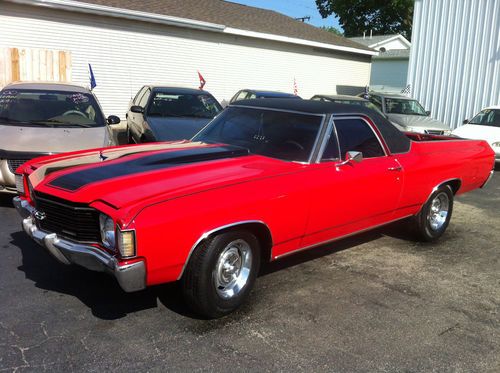 1972 chevrolet el camino custom standard cab pickup 2-door 5.7l