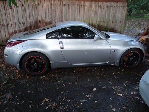 2003 nissan 350z 3.5 v6 6 speed wrecked 94k miles certificate of destruction