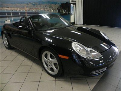 2001 porsche boxter black on gray clean low miles manual transmission