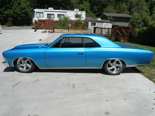 1966 chevelle ls1, 6 speed, a/c, coil over. frame off, pro touring.  1 of a kind