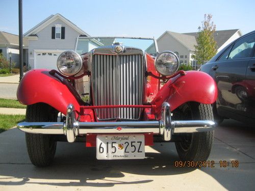 1952 mgtd red