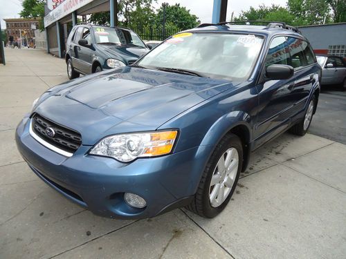 2006 subaru outback 2.5i awd wagon 4-dr 4 cyl. 99k miles 1-owner perfect carfax