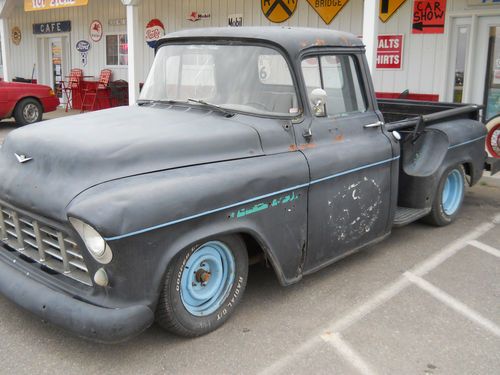 1955 chevy pickup truck street rod rat rod body 383 sbc auto driver