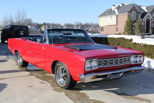 1968 road runner convertible creation 6 pack restored