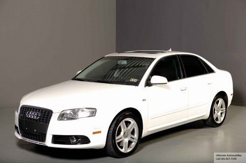 2008 audi a4 s-line quattro awd xenon led sunroof leather heat seats bose alloys