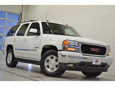 05 gmc yukon 1500 4wd 117k financing leather dvd heated seats slt bose sound