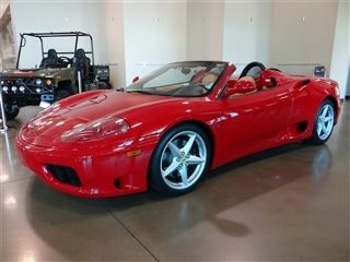 2002 ferrari 360 2dr convertible spider