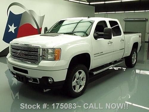 2011 gmc sierra 2500 denali diesel z71 4x4 sunroof 24k! texas direct auto