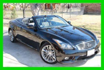 2012 infiniti g37 3.7l v6 24v convertible premium leather cd keyless start alarm