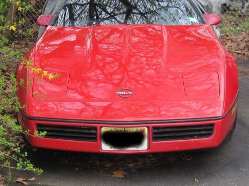 1987 chevrolet corvette base hatchback 2-door 5.7l automatic red