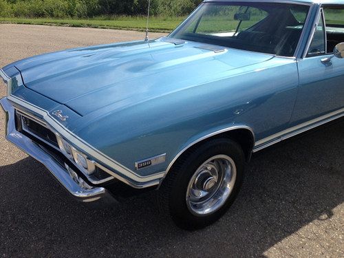 1968 chevrolet chevelle real ss 396 matching motor wtih ac, grotto blue