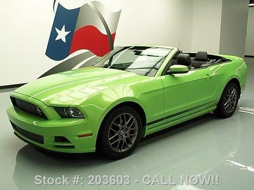 2013 ford mustang premium convertible auto leather 17k texas direct auto