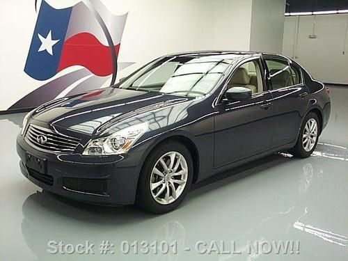 2009 infiniti g37 journey heated leather sunroof 44k mi texas direct auto