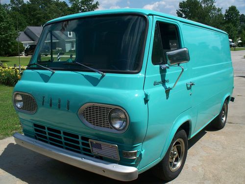 1964 ford econoline cargo van 3 speed man trans unmolested hippie *nice*