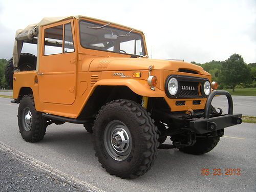 1972 toyota land cruiser fj40 / rare factory softtop land cruiser