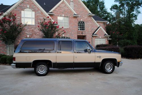 Perfect 1986 chevy suburban 350!