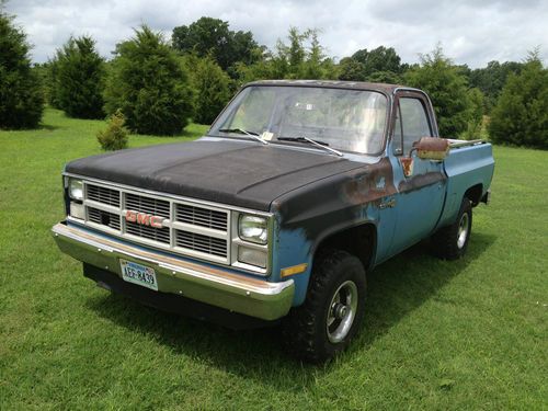 Completely original survivor 3 owner short bed swb 4x4 k10 k 10/ chevy silverado