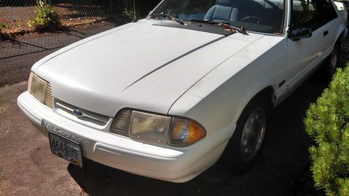 1993 ssp police mustang notchback 5.0 oregon state patrol coupe stock