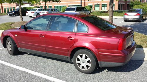 2000 volkswagen passat gls sedan 4-door 1.8l alloy rims, cold weather pkg, wood