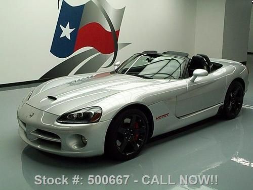 2005 dodge viper srt-10 8.3l v10 roadster xenons 28k mi texas direct auto