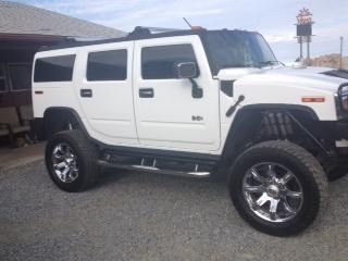 2003 hummer h2 wagon lifted white